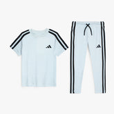 ADDAS PREMIUM KIDS DRI-FIT TRACKSUIT (SKY BLUE)