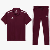 ADDAS PREMIUM DRI-FIT TRACKSUIT T5 (MAROON)