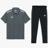 ADDAS PREMIUM DRI-FIT TRACKSUIT T5 (GREY)