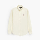 RL IMPORTED MEN'S OXFORD BUTTON CASUAL SHIRT (OFF-WHITE)