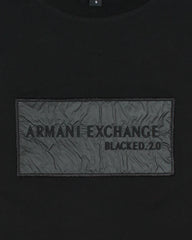 A-X IMPORTED MEN'S PATCH T-SHIRT (BLACK)