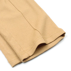 Z.A.R.A WAFFLE KNIT OVERSIZED SLIT TRACKSUIT (TAN)