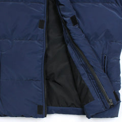 Z.A.R.A IMPORTED FAUX SUEDE INSULATION MEN JACKET (NILE BLUE)