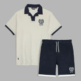 RL MEN'S PREMIUM US CORDUROY TWIN SET (NAVY&WHITE)