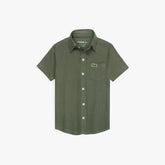 LCSTE PREMIUM KID'S CASUAL SHIRT (OLIVE GREEN)