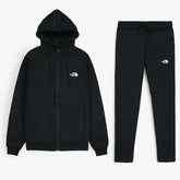 NF Imported Polyester Fleece Tracksuit (Black)