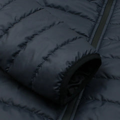 RL Full Sleeves Small Pony Puffer Jacket (Navy Blue)