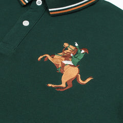 GRDNO Premium Napoleon Cow Boy Polo Shirt Green