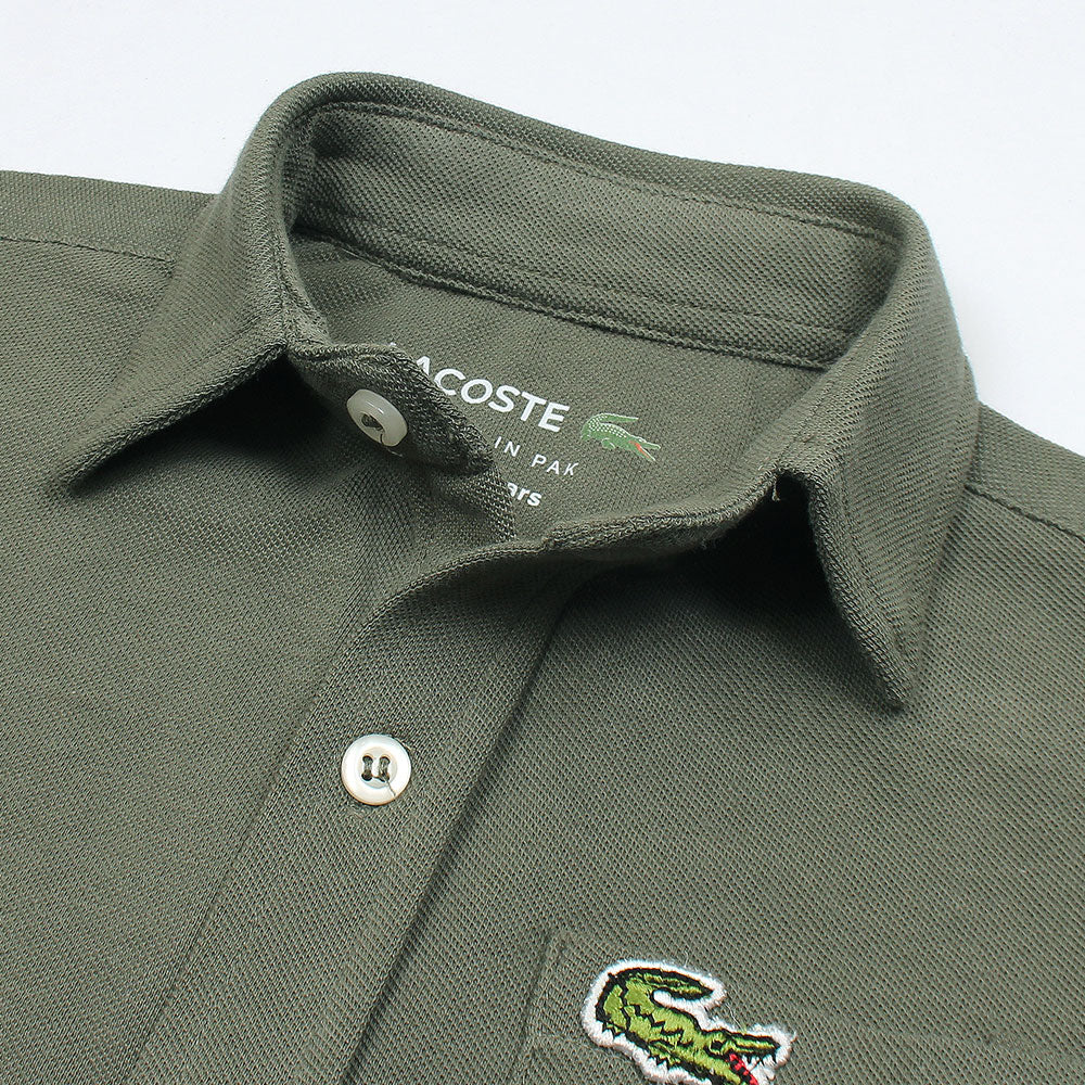 LCSTE PREMIUM KID'S CASUAL SHIRT (OLIVE GREEN)