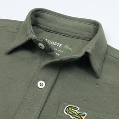 LCSTE PREMIUM KID'S CASUAL SHIRT (OLIVE GREEN)