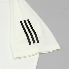 ADDAS Imported Mesh Shoulder Dri Fit T-Shirt (White)