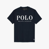 RL PREMIUM OVERSIZED WAFFLE LOGO PONY T-SHIRT (NAVY BLUE)