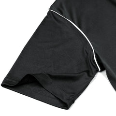 NKE PREMIUM DRI-FIT PIPING POLO SHIRT (BLACK)