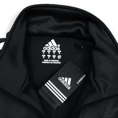 Addas Imported polyester Fleece Tracksuit (Black)