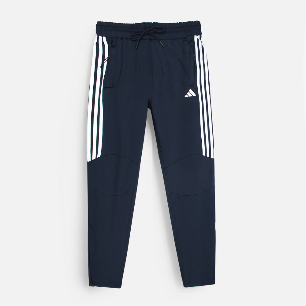 ADADS PREMIUM MEN'S HALF STRIPES TROUSER (NAVY)