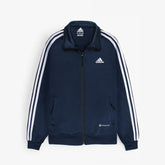 Addas Imported Polyester Fleece Zipper (Navy)