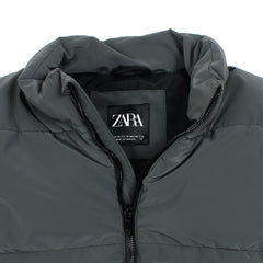 Z.A.R.A IMPORTED LUXURY HANDWOVEN GILLET RAW (GREY)