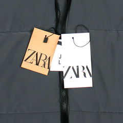 Z.A.R.A IMPORTED LUXURY HANDWOVEN GILLET RAW (GREY)