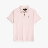 RL PREMIUM MEN'S MULTI ZIPPER POLO SHIRT (POWDER PINK)