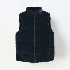 Z.A.R.A IMPORTED LUXURY HANDWOVEN GILLET RAW (NAVY BLUE)
