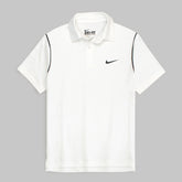 NKE PREMIUM DRI-FIT PIPING POLO SHIRT (OFF-WHITE)
