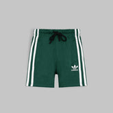 ADDAS PREMIUM KIDS PIPING DRIFIT SHORT (GREEN)