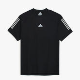 ADDAS Imported Mesh Shoulder Dri Fit T-Shirt (Black)