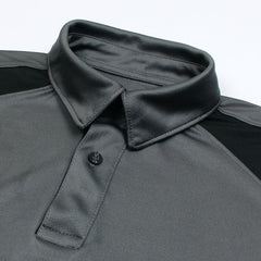 UA PREMIUM DRI-FIT HEATGEAR POLO SHIRT (DARK GREY)