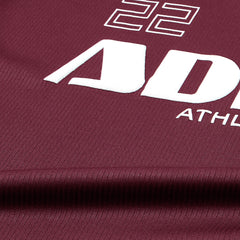 ADDAS PREMIUM ATHLETIC CO. DRI FIT T-SHIRT (MAROON)