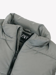 ZR12 IMPORTED LUXURY HANDWOVEN GILLET RAW (STEEL GREY)