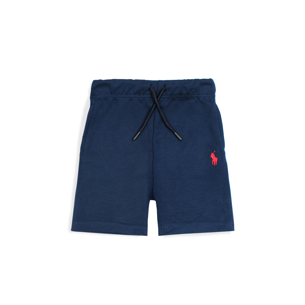 RL PREMIUM KIDS CUBAN COLLAR TWINSET (NAVY BLUE)