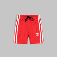 ADDAS PREMIUM KIDS PIPING DRI FIT TWINSET (RED)