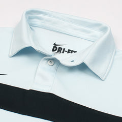 NKE PREMIUM MESH DRI-FIT PANALED POLO SHIRT (SKY BLUE)