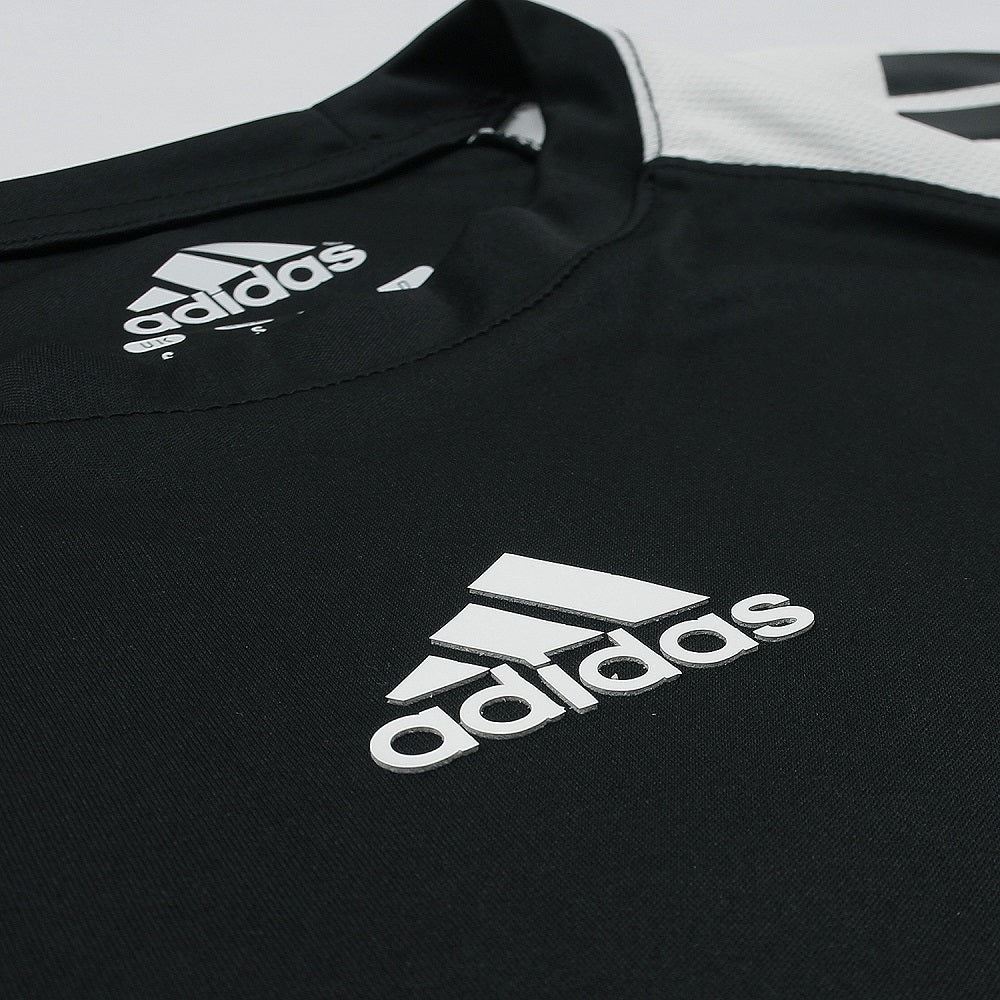 ADDAS Imported Mesh Shoulder Dri Fit T-Shirt (White & Black)