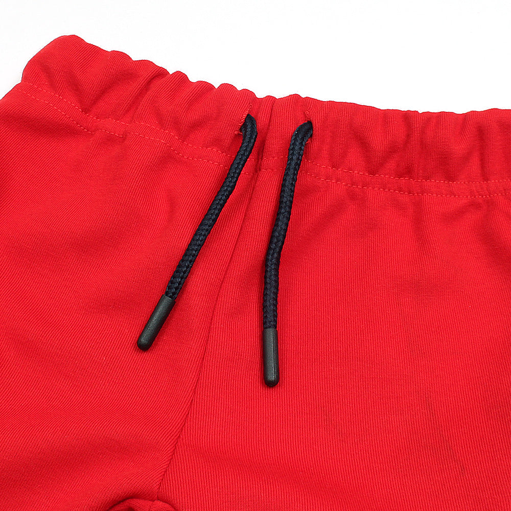 RL PREMIUM KIDS CUBAN COLLAR TWINSET (RED)