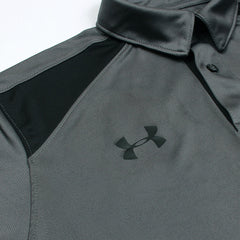 UA PREMIUM DRI-FIT HEATGEAR POLO SHIRT (DARK GREY)