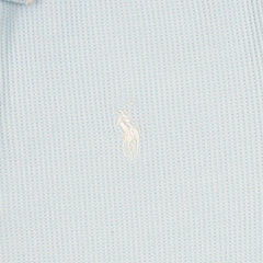 RL PREMIUM MEN'S V NECK BORDER POLO SHIRT (SKY BLUE)