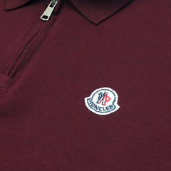 MNCLR Premium Zip Up Polo shirt (Maroon)