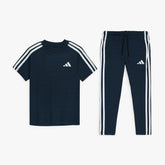 ADDAS PREMIUM KIDS DRI-FIT TRACKSUIT (NAVY BLUE)