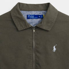 RL PREMIUM COTTON TWILL JACKET (OLIVE GREEN)