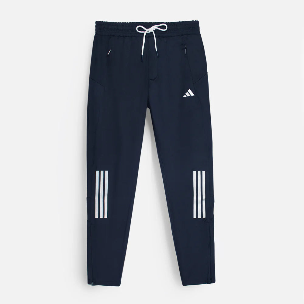 ADDAS PREMIUM MEN'S DRI FIT REFLECTIVE TROUSER (NAVY)