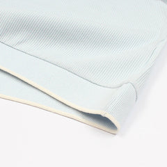 RL PREMIUM MEN'S V NECK BORDER POLO SHIRT (SKY BLUE)