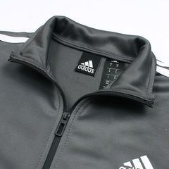 Addas Imported polyester Fleece Tracksuit (Grey)