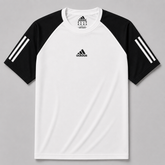 ADDAS MESH SHOULDER DRI FIT T-SHIRT (WHITE)