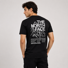 NF BACK LOGO COTTON T-SHIRT (BLACK)