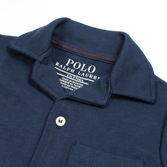 RL PREMIUM KIDS CUBAN COLLAR TWINSET (NAVY BLUE)