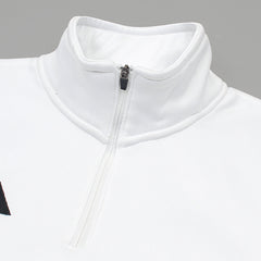 ADDAS Imported Tiro Piping Quarter Zip Tracksuit (White&Black)
