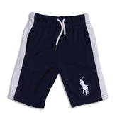 RL PREMIUM KIDS PANEL SHORT (WHITE&NAVY)