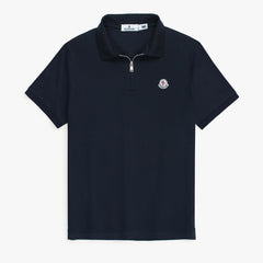 MNCLR Premium Zip Up Polo shirt (Navy Blue)