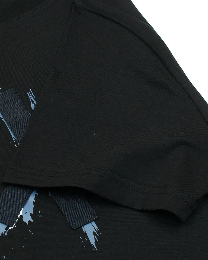 A-X IMPORTED MEN'S DESIGNER T-SHIRT (BLACK)